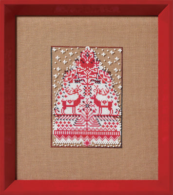 Nora Corbett Red Tree NC365 cross stitch pattern