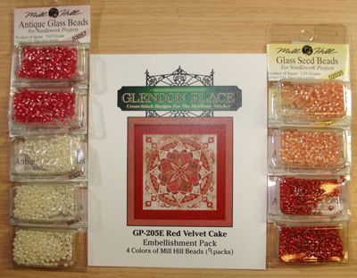 Glendon Place Red Velvet Cake GP-205 embellishment pack