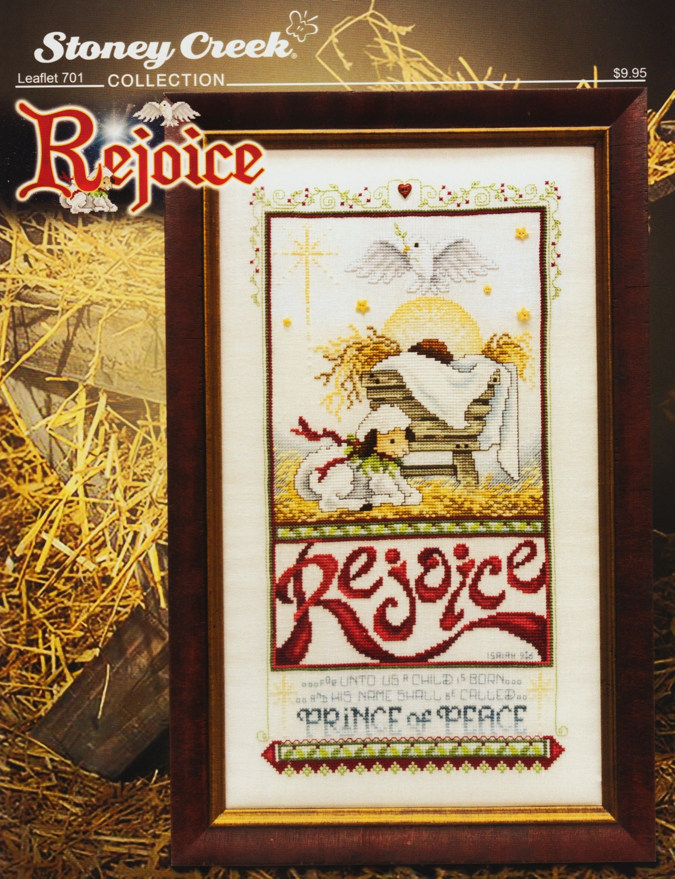 Stoney Creek Rejoice LFT701 jesus manger christmas cross stitch pattern