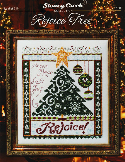 Stoney Creek Rejoice Tree LFT316 christmas cross stitch pattern