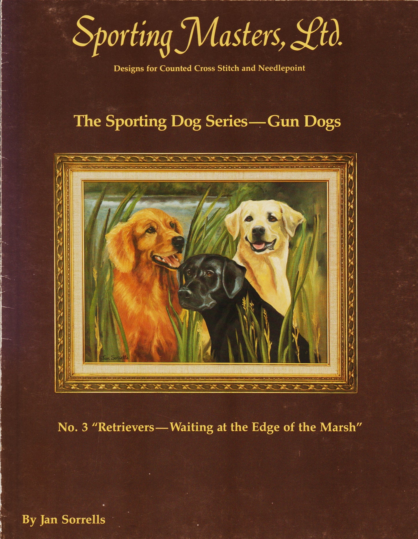 Sporting Masters Retrievers - Waiting at the Edge of the Marsh Gun Dog 3 cross stitch pattern