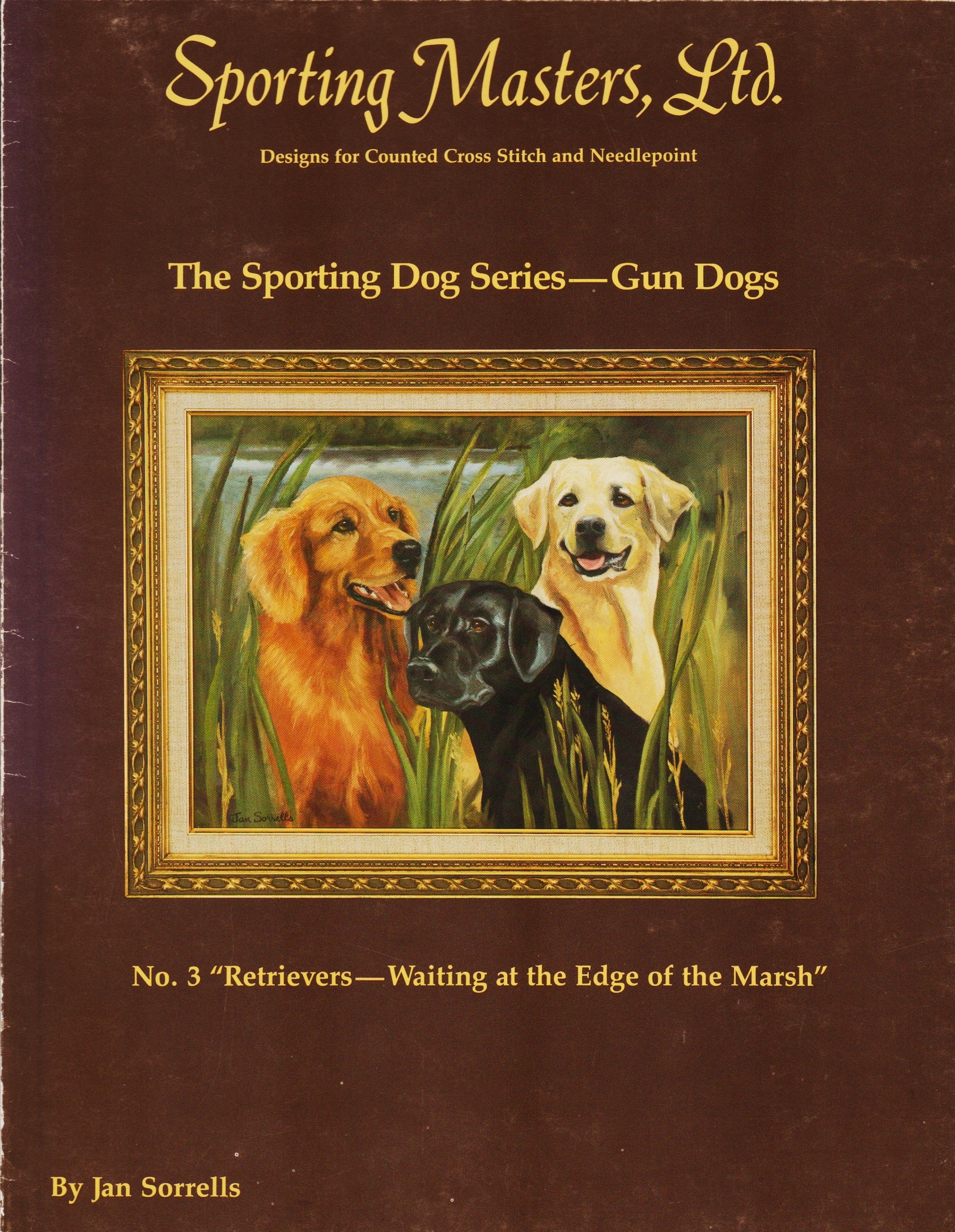 Sporting Masters Retrievers - Waiting at the Edge of the Marsh Gun Dog 3 cross stitch pattern