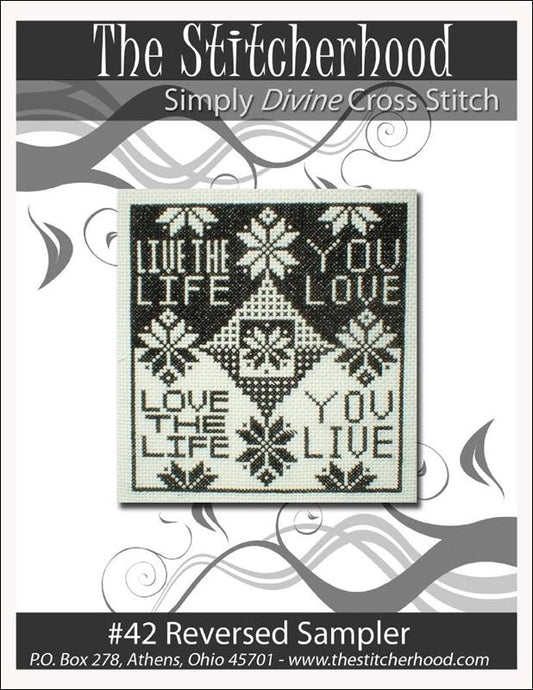The Stitcherhood Reversed Sampler 42 cross stitch pattern