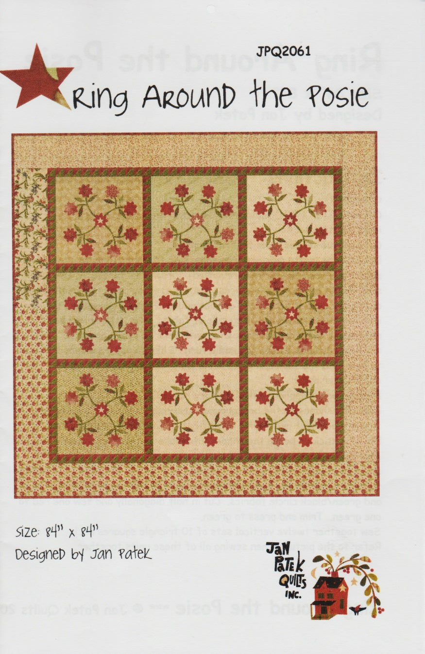 Jan Patek Quilts Ring Around The Posie quilt pattern