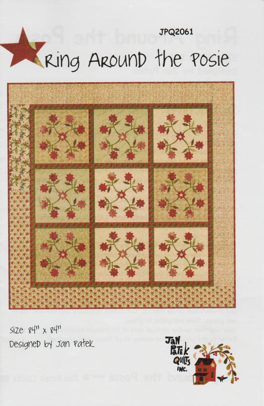 Jan Patek Quilts Ring Around The Posie quilt pattern