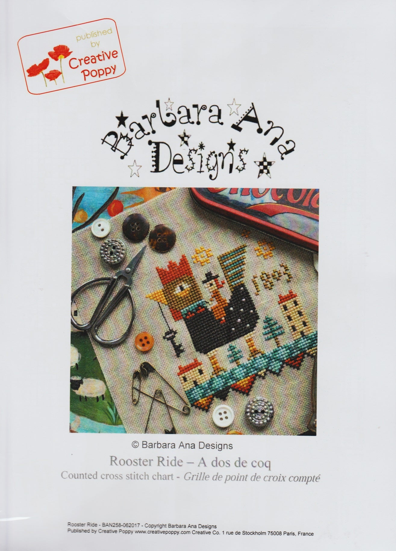Rooster Ride pattern – Sandra's Stitch Stash