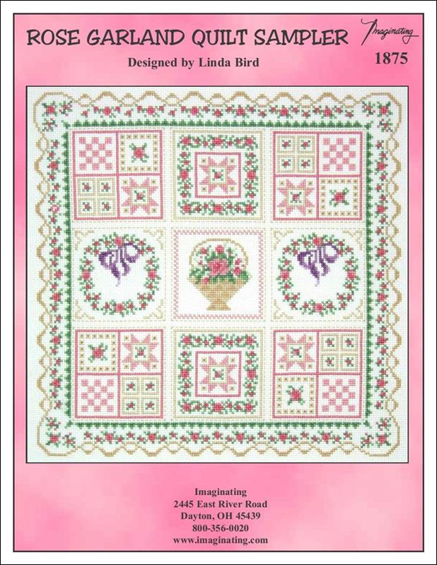 Rose Garland Quilt Sampler pattern Sandra's Stitch Stash