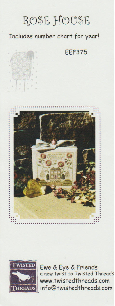 Ewe & Eye Rose House EEF375 cross stitch pattern