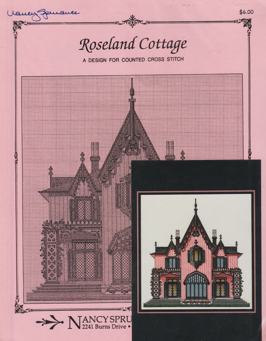 Nancy Spruance Roseland Cottage cross stitch pattern