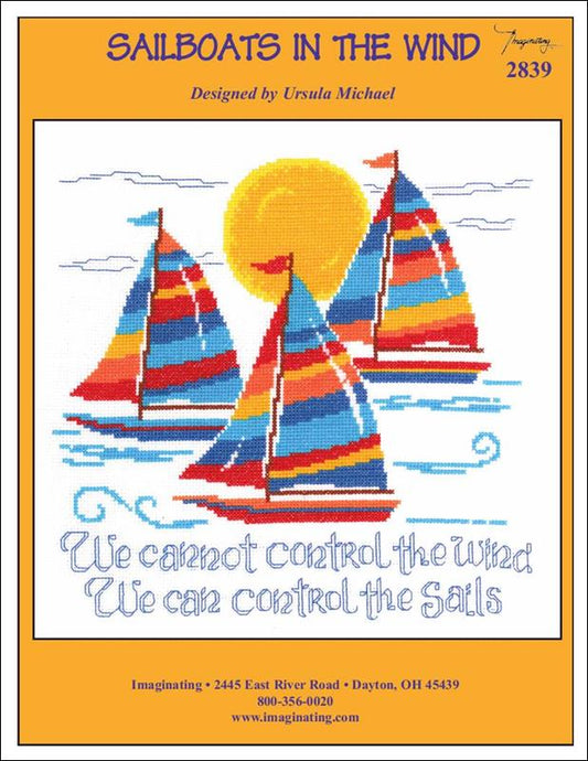 Imaginating Sailboats In The Wind 2839 cross stitch pattern