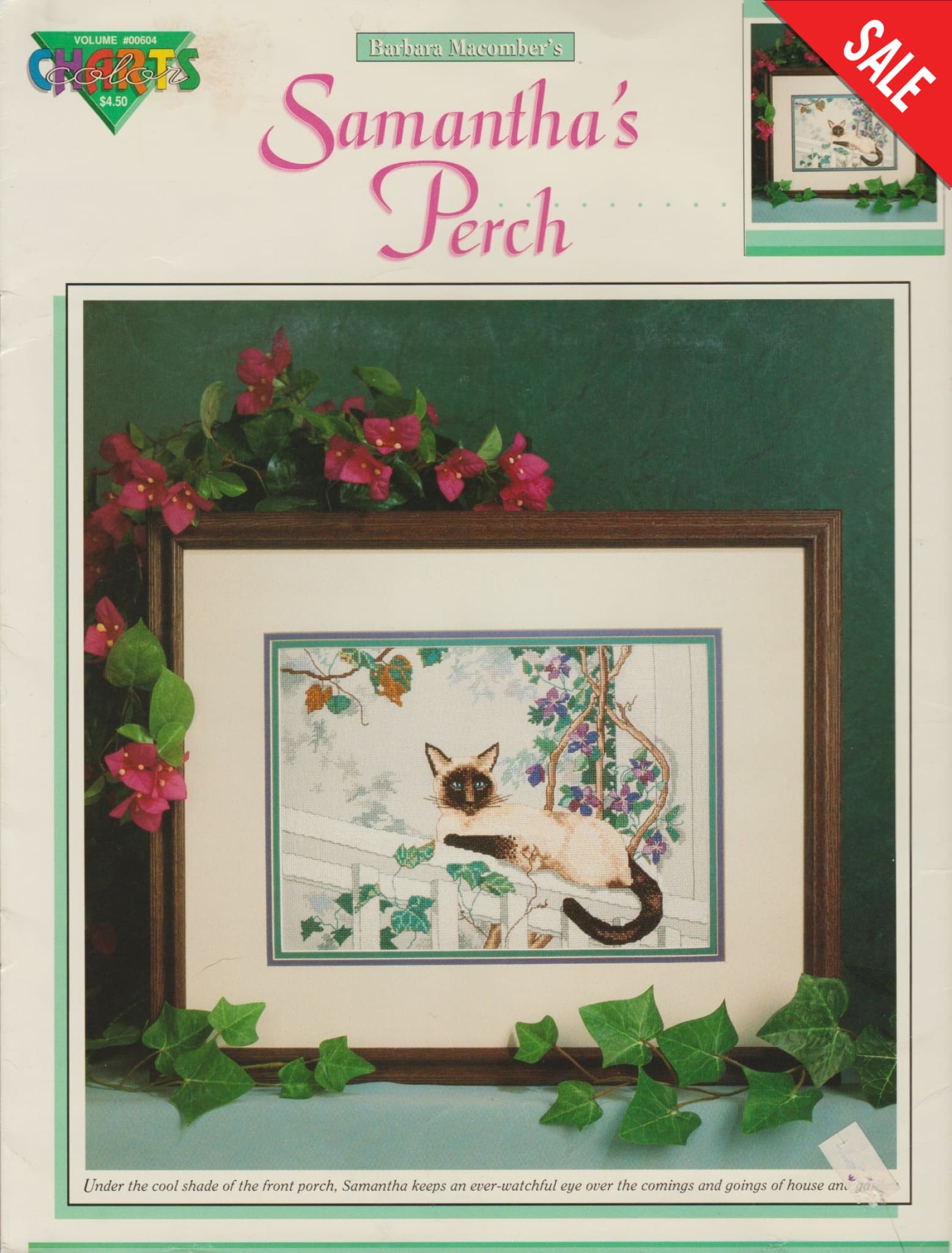 Color Charts Samantha's Perch 00604 cross stitch pattern