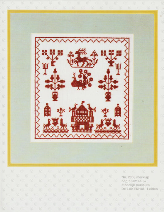 Thea Gouverneur Sampler 1767 cross stitch pattern