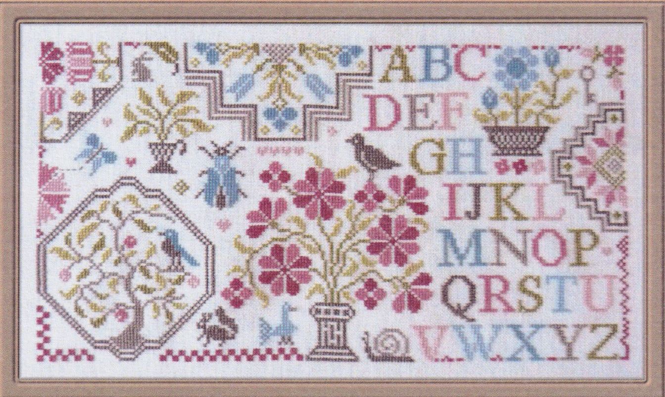 Samplers aux Bouquets pattern
