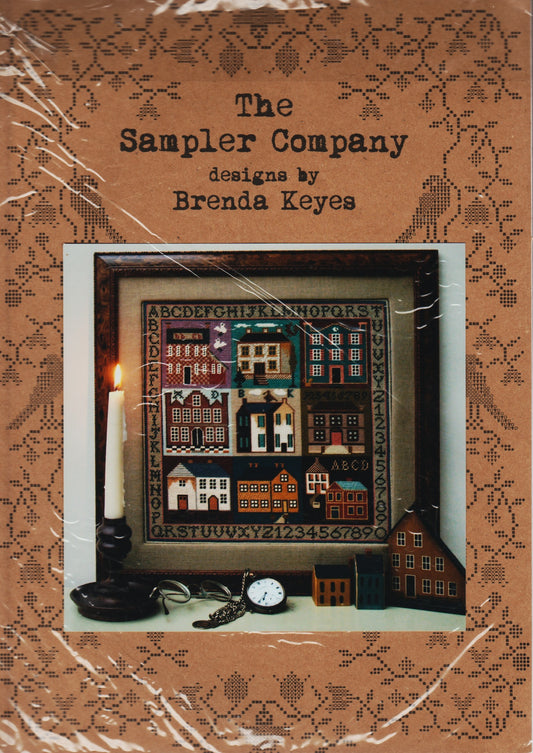 The Sampler Company Sampler Houses cross stitch pattern