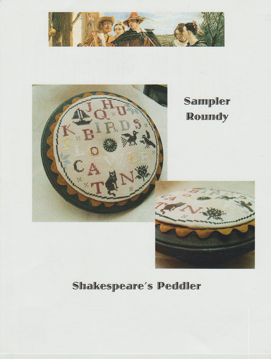 Shakespear's Peddler Sampler Roundy cross stitch pattern