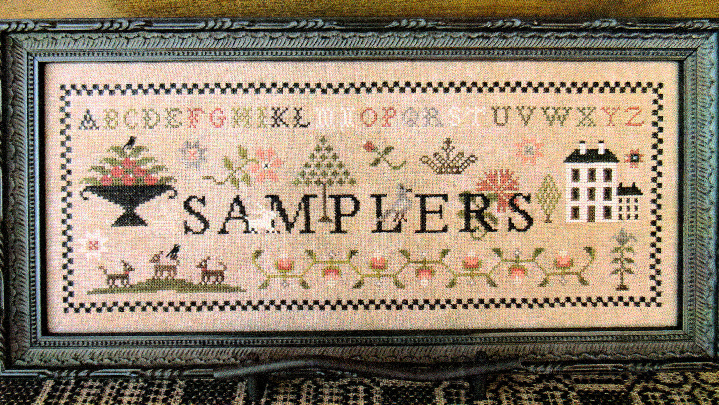 The Scarlett House Samplers cross stitch pattern