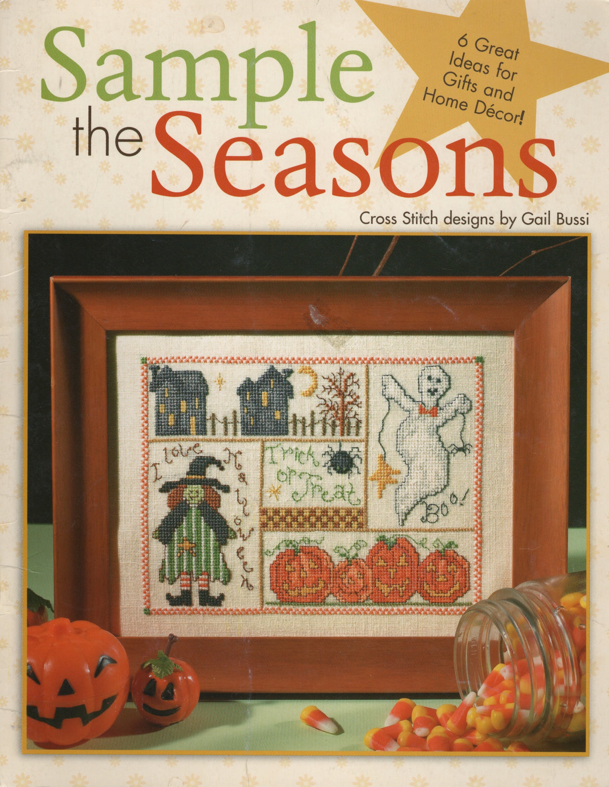 Leisure Arts Sample the Seasons 3836 cross stitch pattern