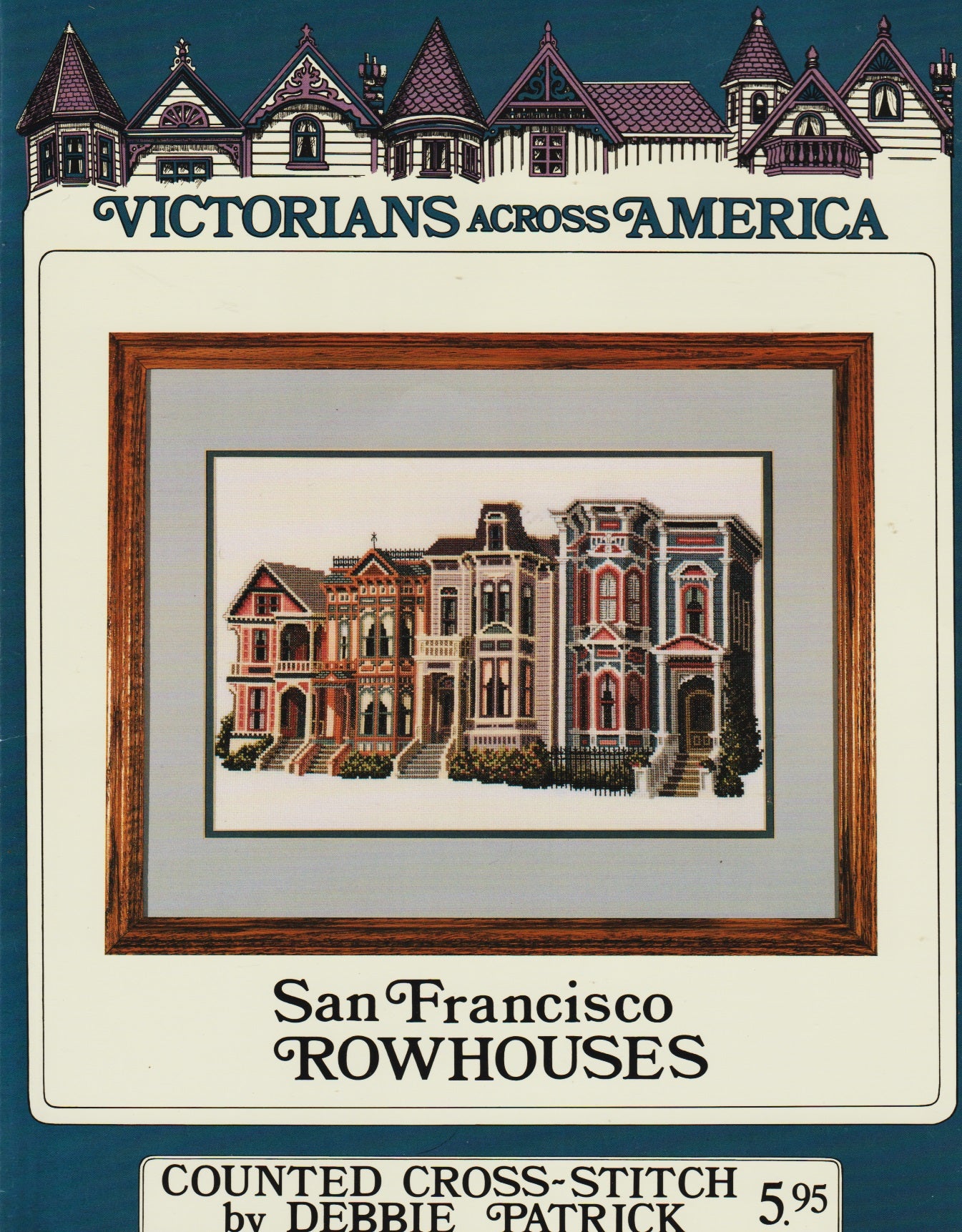 Debbie Patrick San Fransisco Rowhouses cross stitch pattern