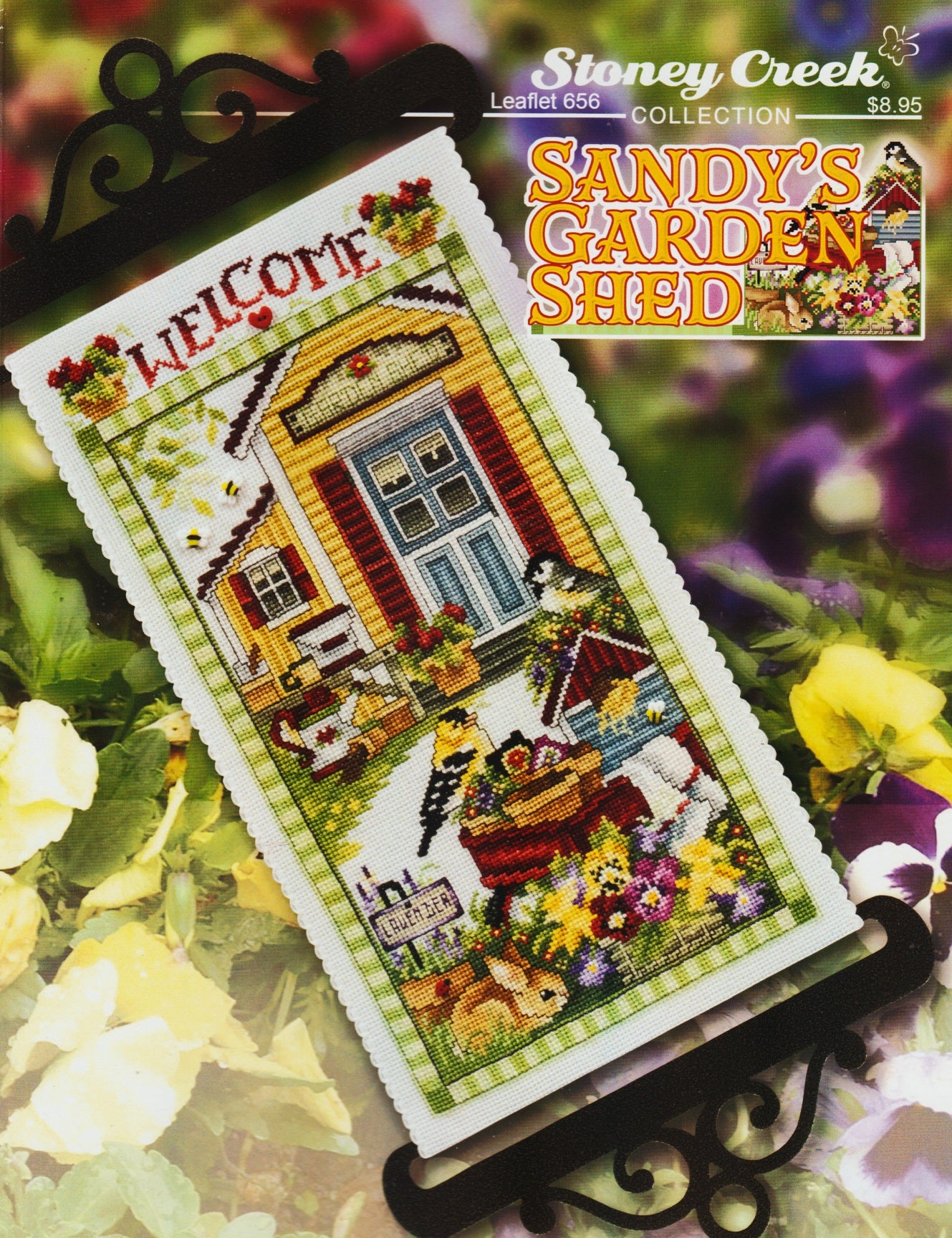 Stoney Creek Sandy's Garden Shed LFT656 cross stitch pattern