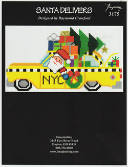 Imaginating Santa Delivers NYC 3175 christmas cross stitch pattern