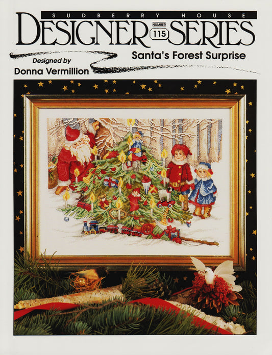 Sudberry Santa's Forest Surprise 115 christmas cross stitch pattern