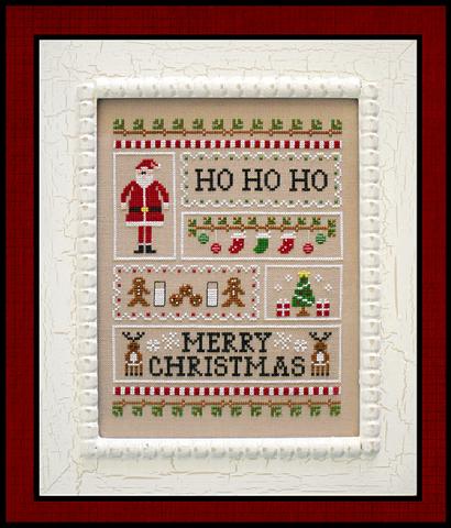 Country Cottage Needleworks Santa's Sampler 114 cross stitch pattern