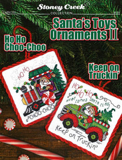 Stoney Creek Santa's Toys Ornaments II LFT550 cross stitch pattern