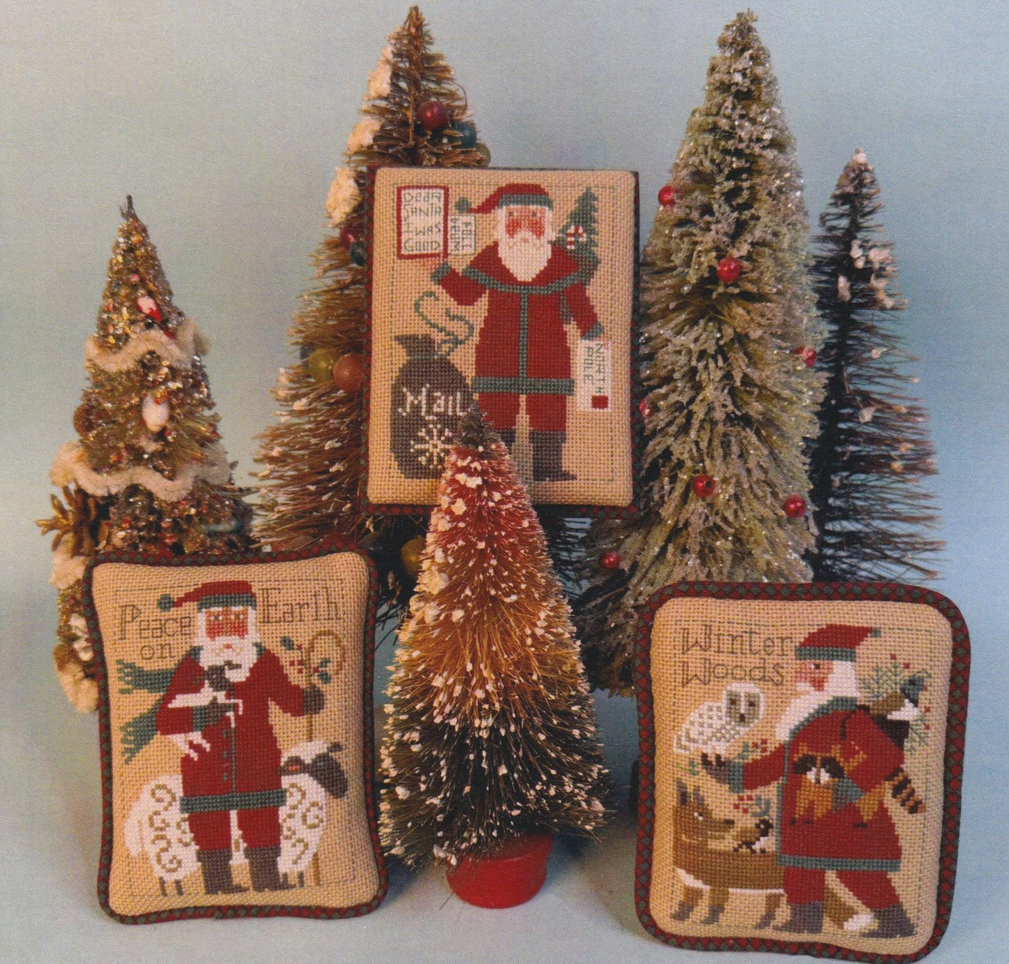 Prairie Schooler Santas Revisited XII christmas cross stitch pattern