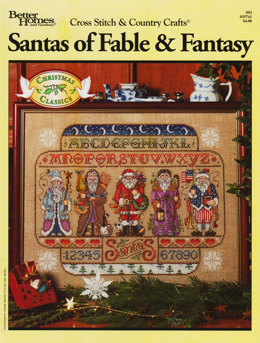 Better Homes & Gardens Santas of Fable & Fantasy 92 cross stitch pattern