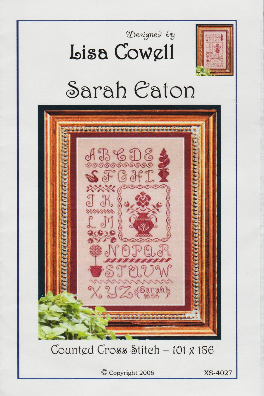 Lisa Cowell Sarah Eaton XS-4027 cross stitch pattern