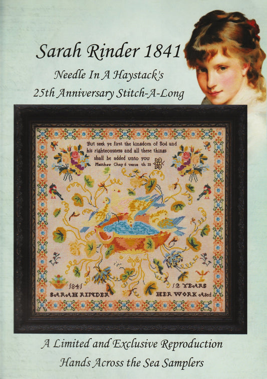 Hands Across The Sea Sarah Rinder 1841 cross stitch pattern