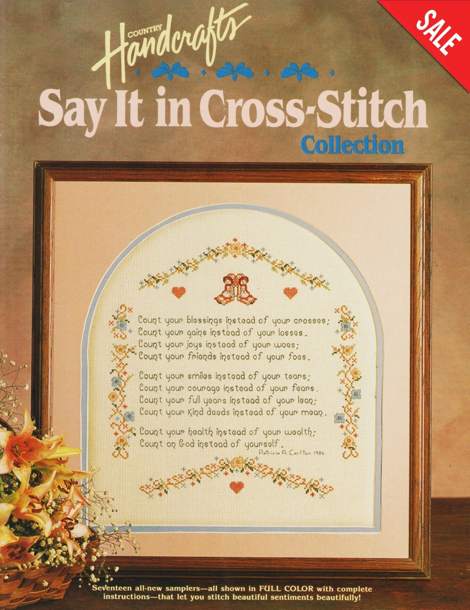 Country Handcrafts Say It In Cross-Stitch cross stitch pattern