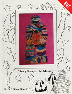 Mosey 'n Me Scary Scraps - the Mummy 74 cross stitch pattern
