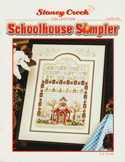 Stoney Creek Schoolhouse Sampler  LFT101 cross stitch pattern