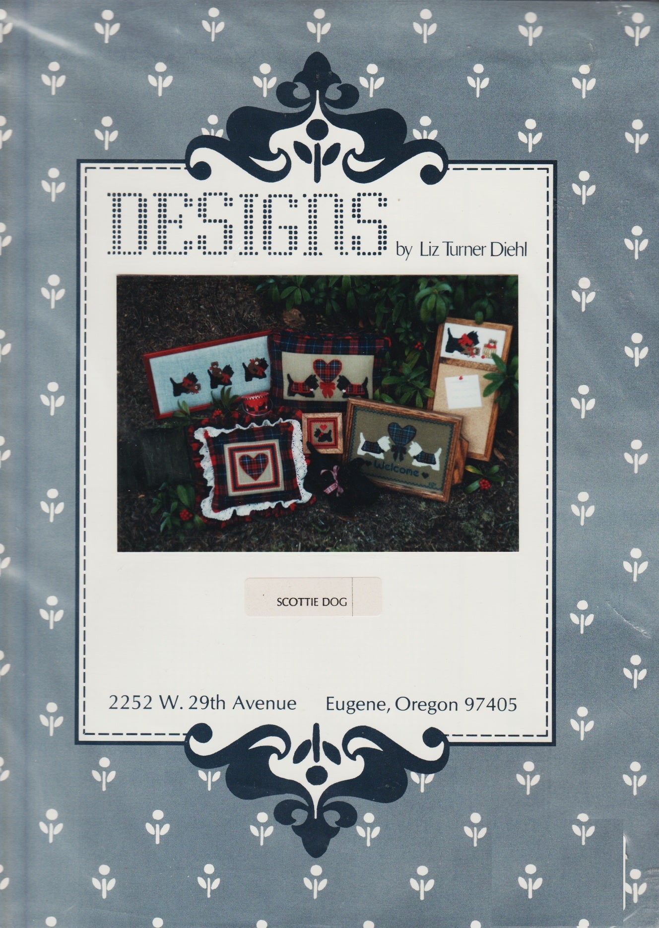 Lisa Turner Diehl Scottie Dog cross stitch pattern