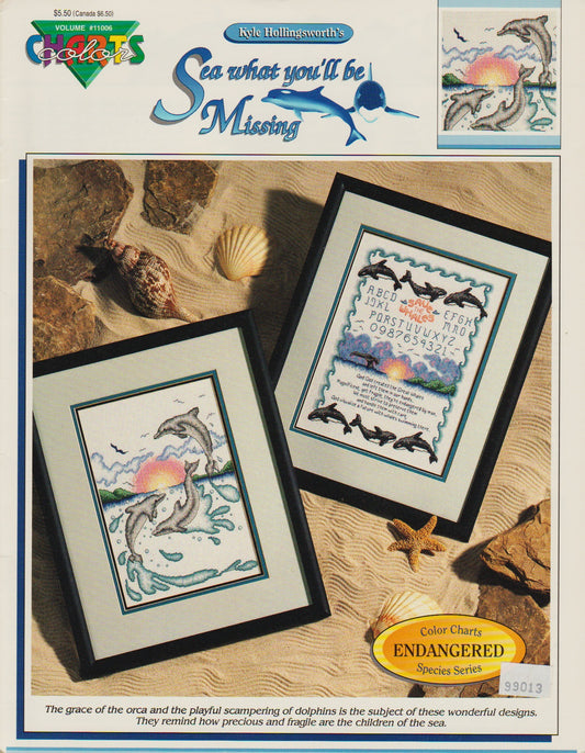 Color Charts Sea What You'll Be Missing cross stitch pattern