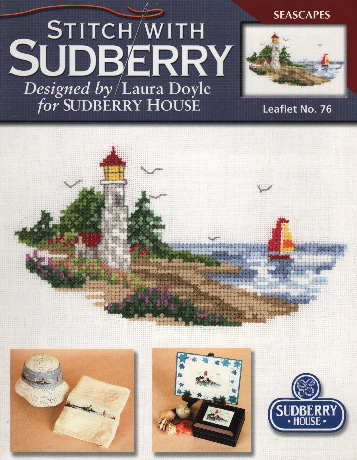 Sudberry House Seascapes 76 Lighthouse cross stitch pattern