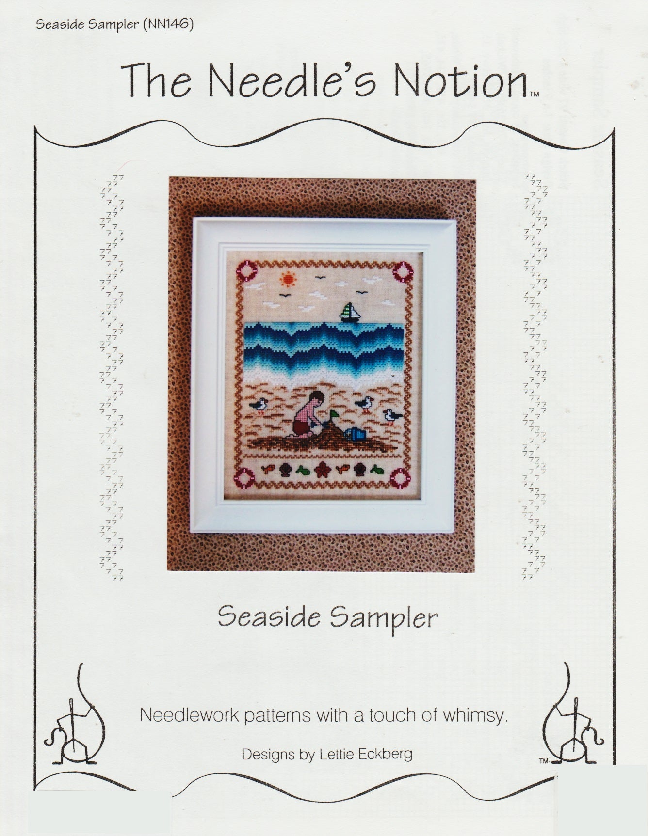 Needle's Notions Seaside Sampler NN146 cross stitch pattern