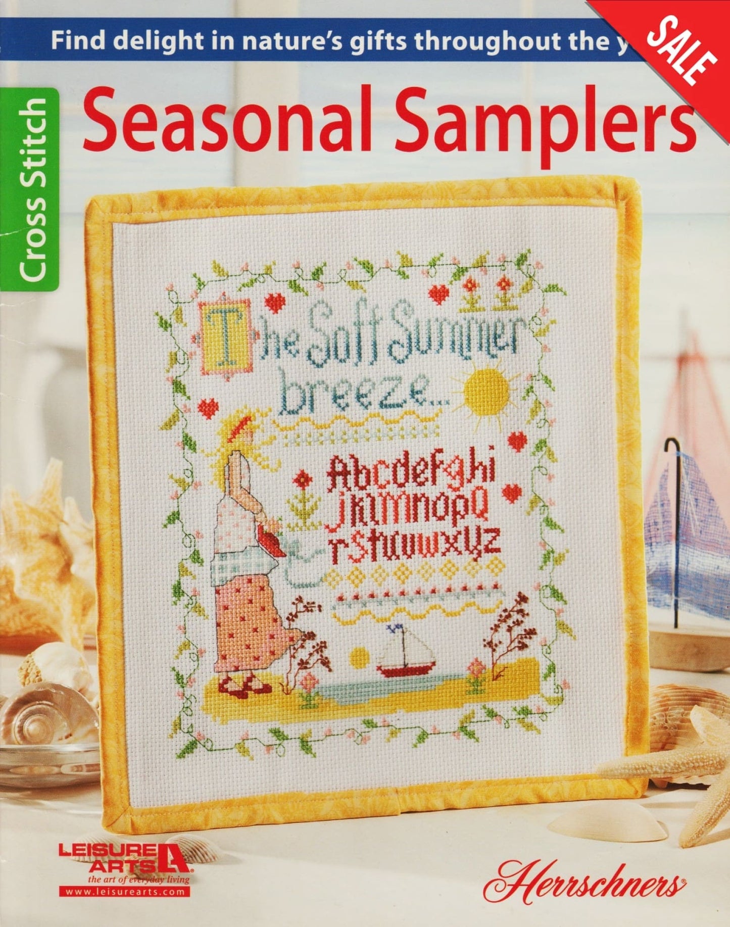 Leisure Arts Seasonal Samplers 6280 cross stitch pattern