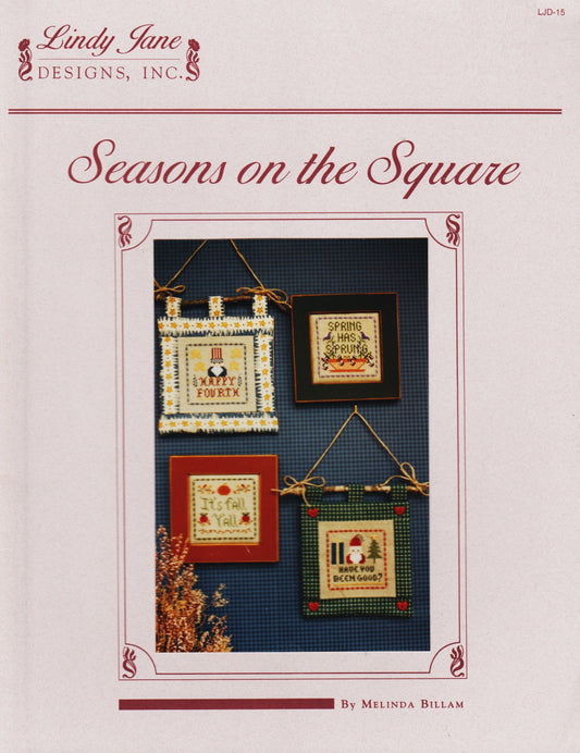 Lindy Jane Seasons on the Square LJD-15 cross stitch pattern