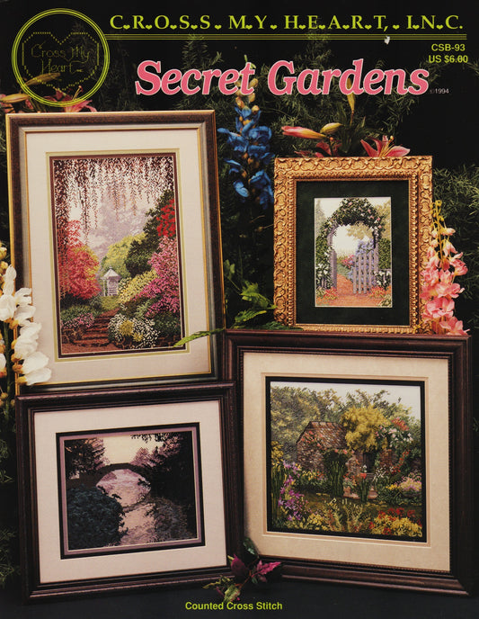 Cross My Heart Secret Gardens CSB-93 cross stitch pattern