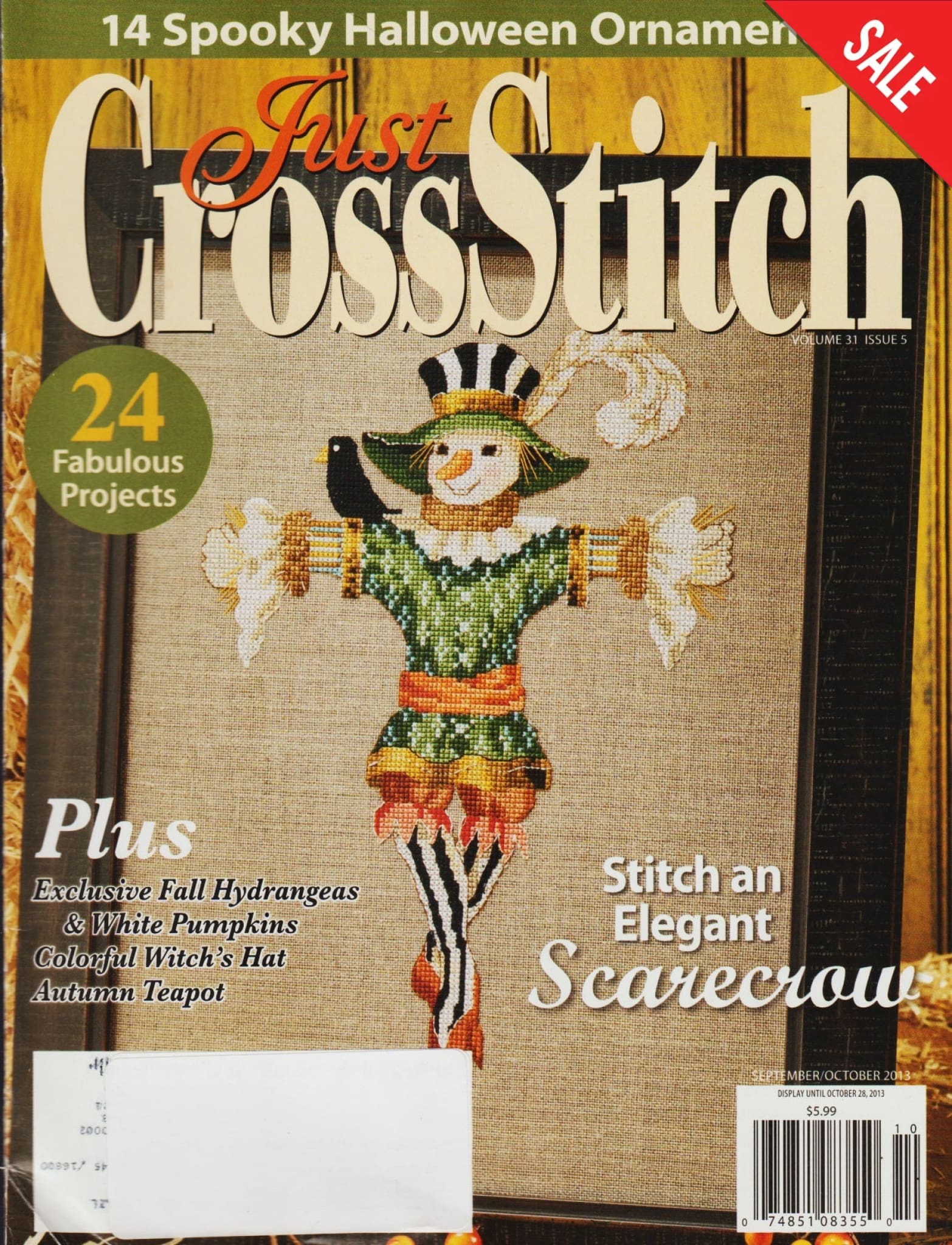 Just CrossStitch September/October 2013 cross stitch magazine