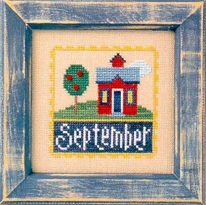 Lizzie Kate September F42 cross stitch pattern