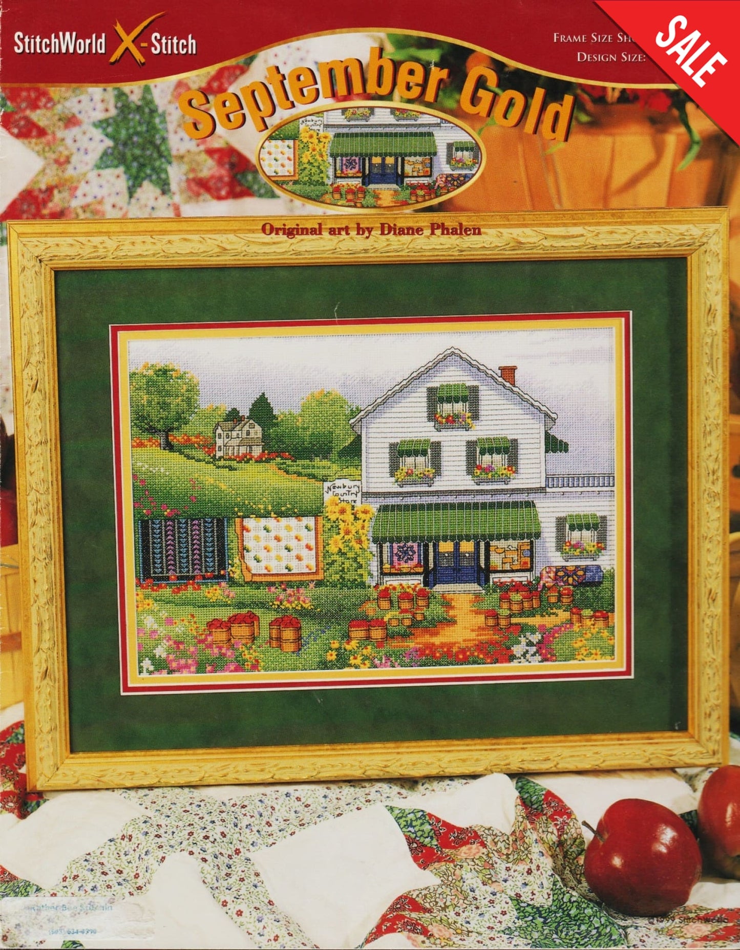 StitchWorld X-Stitch September Gold 03-183 Autumn cross stitch pattern