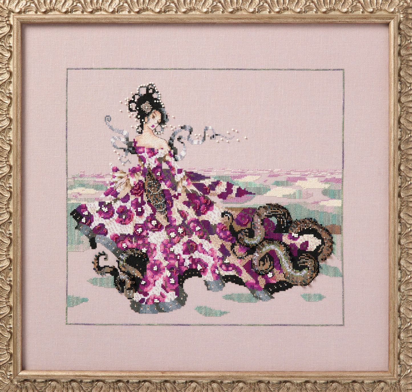 Mirabilia Serpent Queen MD204 cross stitch pattern