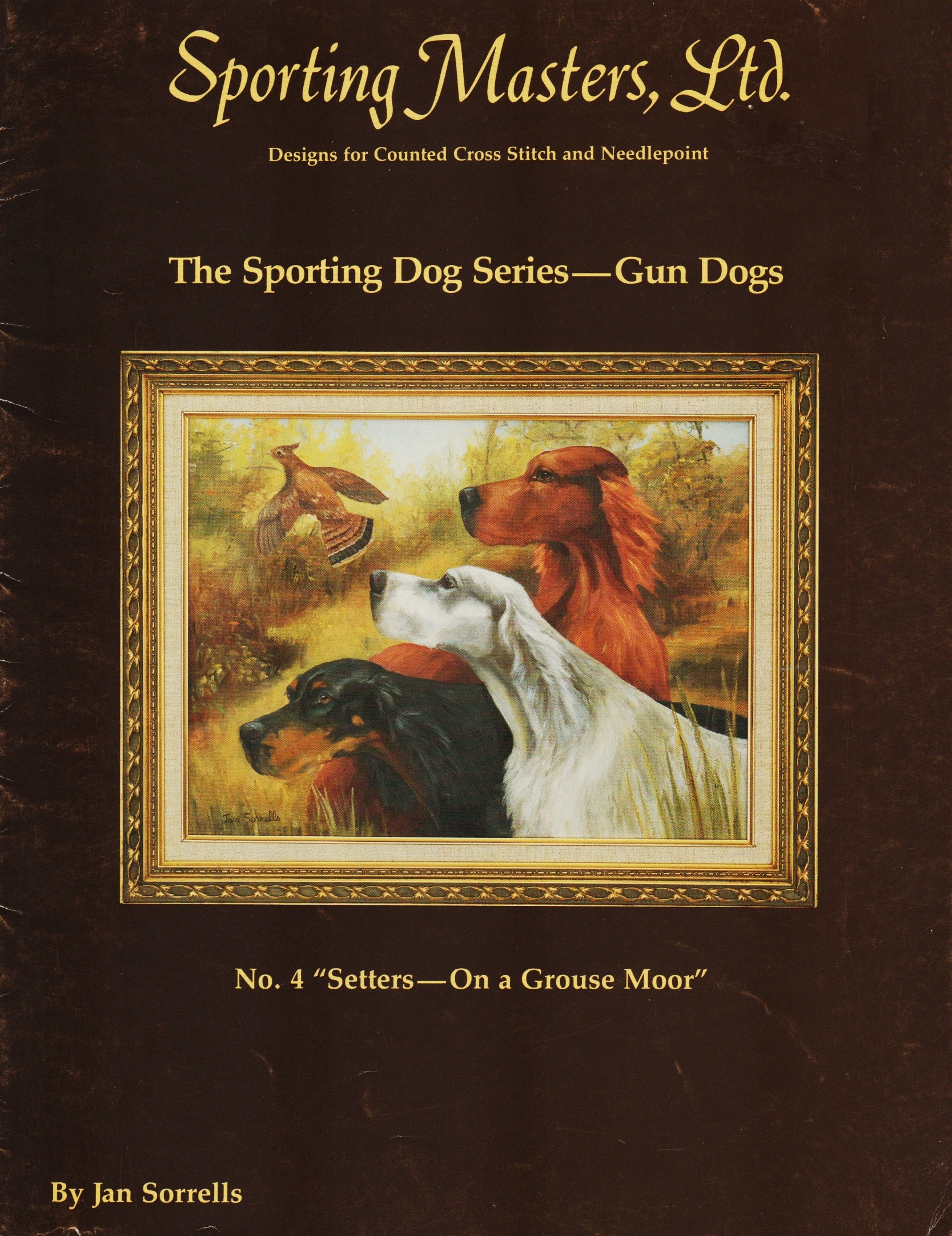 Sporting Masters Setters - On A Grouse Moor Gun Dogs 4 cross stitch pattern