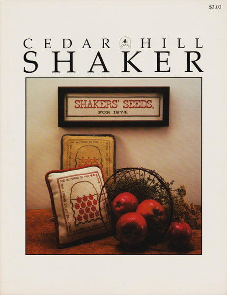 Cedar Hill Shaker Seeds cross stitch pattern
