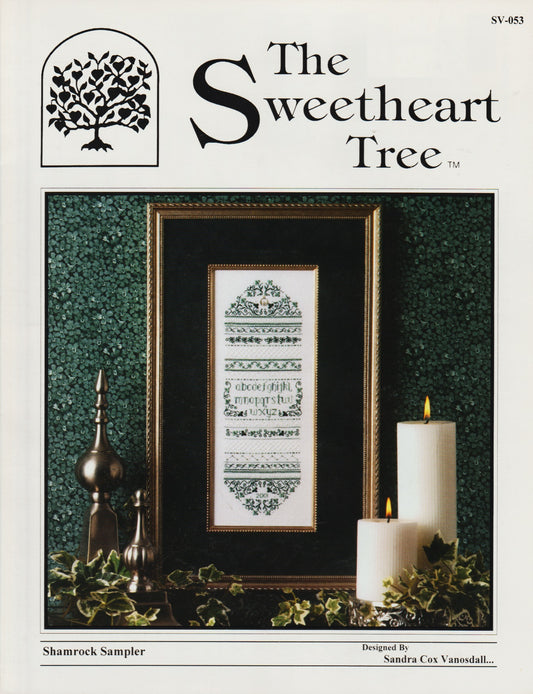 Sweetheart Tree Shamrock Sampler SV-053 cross stitch pattern