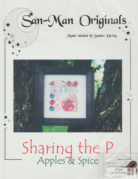 San-Man Originals Sharing the "P" cross stitch pattern