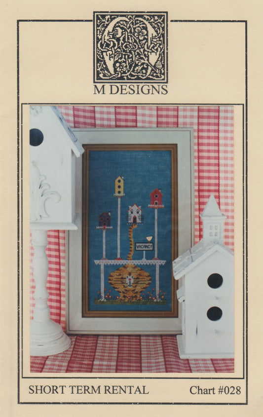 M Designs Short Term Rental 028 cross stitch pattern